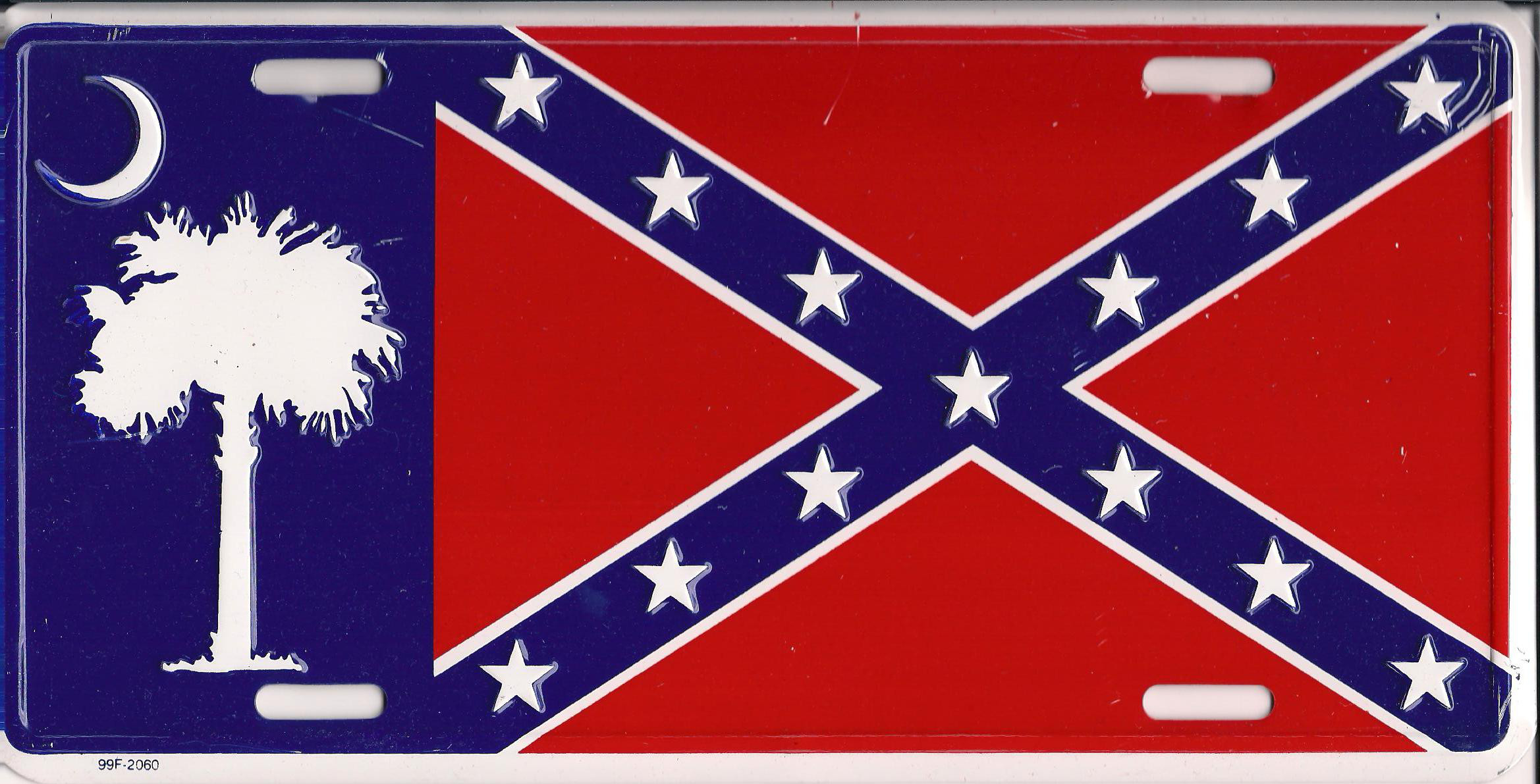 SC CSA Flag License Plate SC CSA Flag License Plate